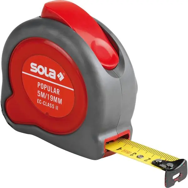 SOLA svinovací metr Popular 8 m EG-kontrola přesnost II Aktuální