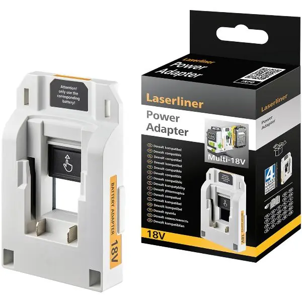 LASERLINER PowerAdapter pro DeWalt 18V aku systém Víkendová Akce