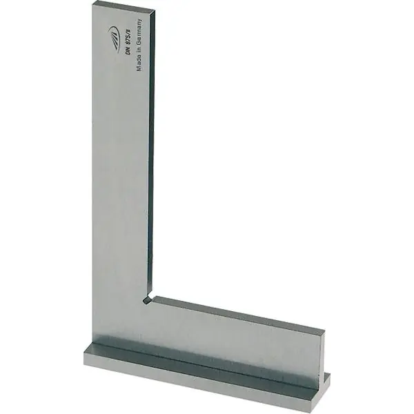 Přesný ocelový úhelník DIN875-2 s dorazem paty 200 x 130 mm Hit Sezóny