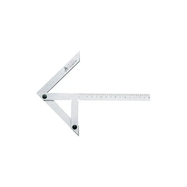 Ověřený Přesný středový úhelník DIN875-1 délka nohy 200 x 150 mm