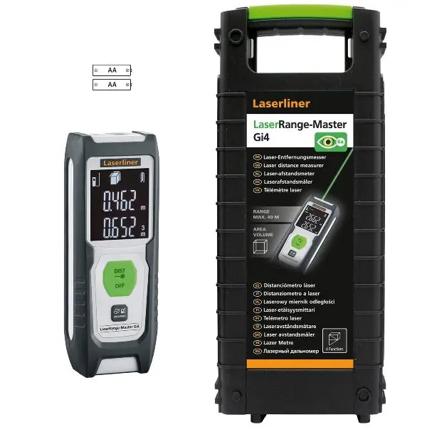 Levný LASERLINER laserový dálkoměr zelený LaserRange-Master Gi4