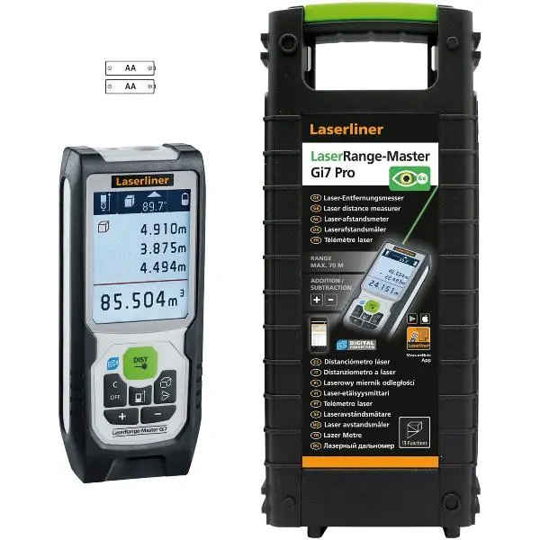 LASERLINER laserový dálkoměr zelený LaserRange-Master Gi7 Pro Must-Have