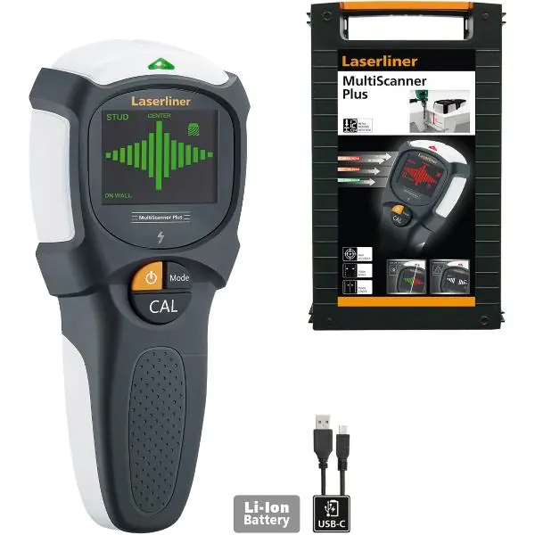 Akční Nabídka LASERLINER lokátor MultiScanner Plus 3,7 V / 0,3 Ah (IEC) Li-Ion