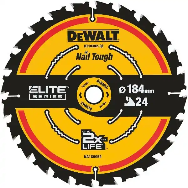 Vrácení Zdarma DEWALT Kotouč kot. pily HW ø 184 × 1,65 × 16 mm Z24 (WZ) pozitiv
