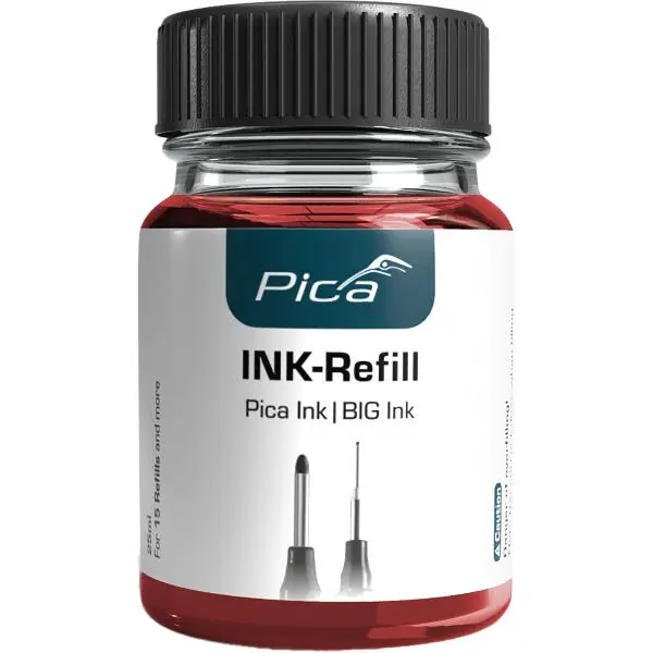 Akce PICA sada náplní Big Ink, červená, 25 ml