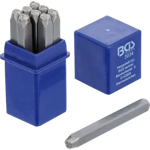 BGS číselná raznice sada Standard 4 mm Sleva