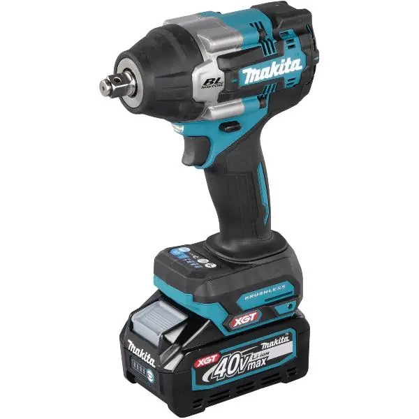 Bezpečná Platba MAKITA aku příklepový šroubovák TW007GM201 40 Volt / 4,0 Ah (IEC) Li-Ion XGT