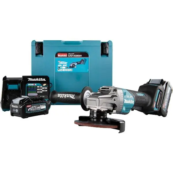 Odeslání Ihned MAKITA aku úhlová bruska GA013GM201 40 Volt / 4,0 Ah (IEC) Li-Ion XGT