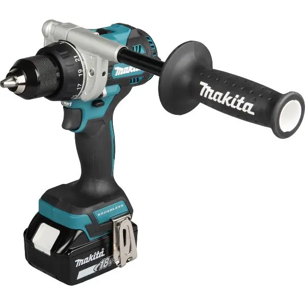 Sleva MAKITA aku příklepový šroubovák DHP492RTJ 18 Volt / 5,0 Ah (IEC) Li-Ion
