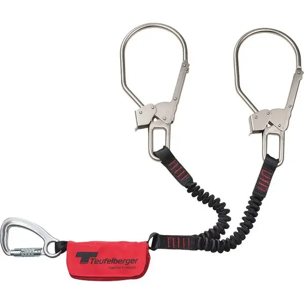 Koupit Online TEUFELBERGER tlumič pádů FallSorb y-bungy EN 355 délka 135 cm 2 karabiny