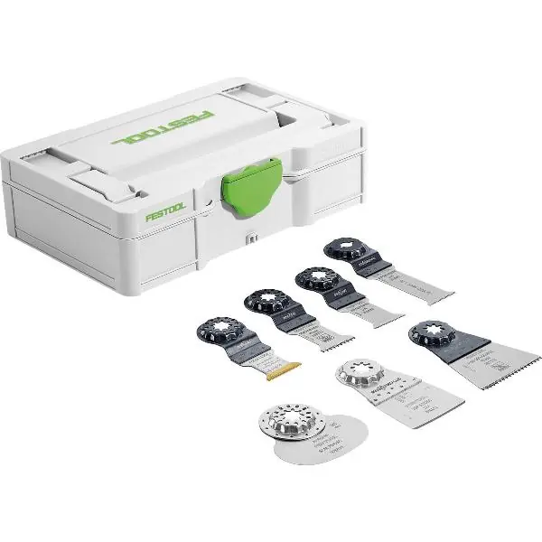 FESTOOL Sada oscilačních pilových kotoučů SYS3 S 76-OSC-SORT/7 7dílná Nová Kolekce