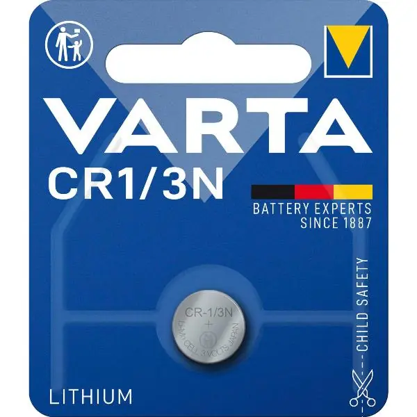 VARTA knoflíková baterie CR1/3N 3 Volt (1 ks) Jen Po Omezenou Doba