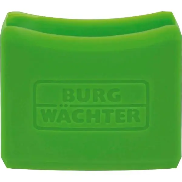 Značkový BURG-WÄCHTER Krytka visacího zámku, B=40 mm, zelená