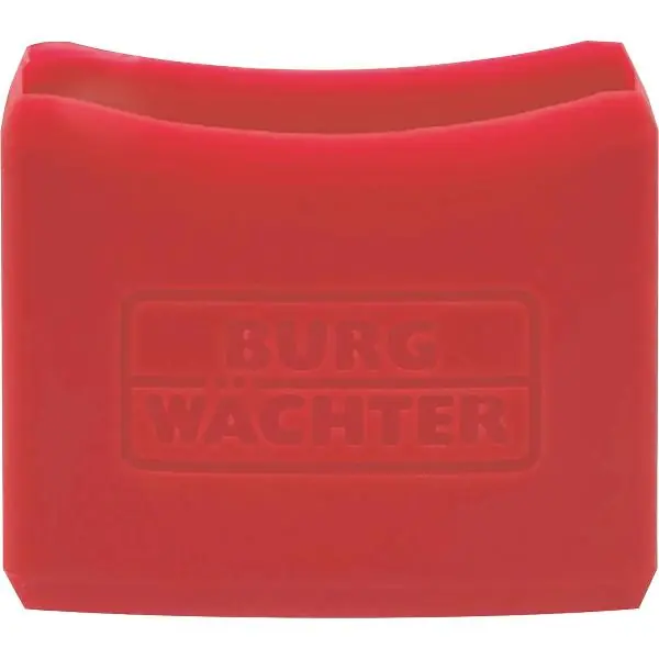 Bezpečná Platba BURG-WÄCHTER Krytka visacího zámku, B=40 mm, červená