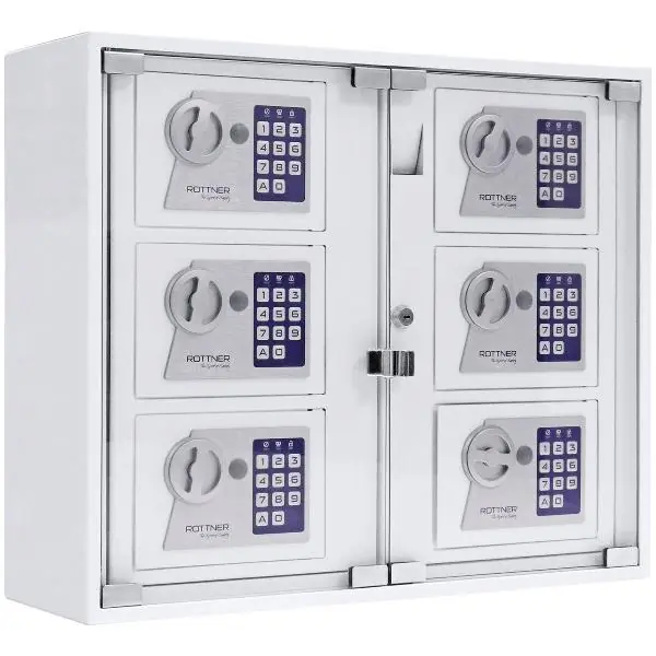Pouze Dnes ROTTNER trezor na klíče Keysystem 6 Outdoor, 474 x 565 x 180 mm, bílá ocel