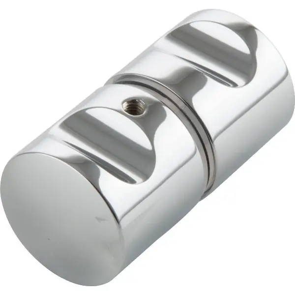 Vrácení Zdarma Knopka pro sprchové dveře KN-K4AL, 32 x 30 mm, mosaz chrom lesk