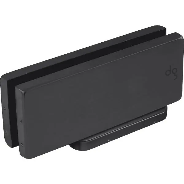 DORMA-Glas spodní rohové kování Universal MotionNG33, černý RAL9005 Autentický