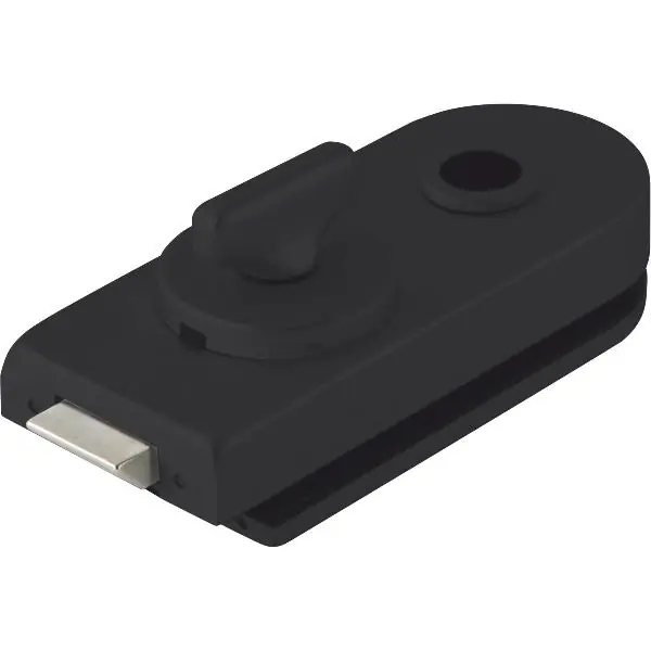 Zámek Studio Rondo WC s uzamykací olivou, černý mat 9005 IGP (10.206) Víkendová Akce