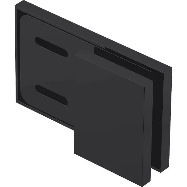 DORMA-Glas podélná spojka 180° sklo-stěna MORANO S1,S1XL/TANORA S1,S2, černá Oblíbený