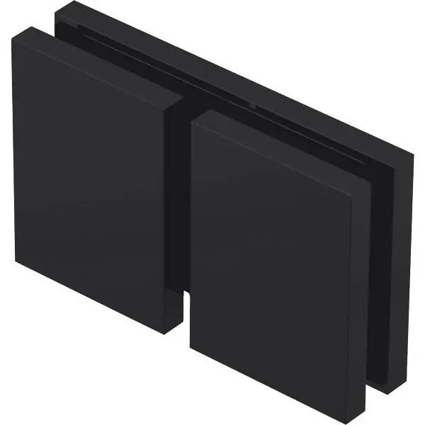 Levný DORMA-Glas podélná spojka 180° sklo-sklo MORANO S1,S1XL/TANORA S1,S2, černá
