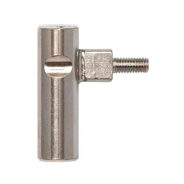 Značkový Dv.závěs rám.díl INCANTO 3dílný,zalomený,levý,výška záv. 48,5mm,ocel ponikl