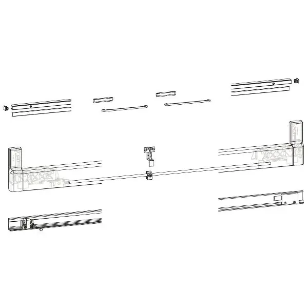 GU-966/200 PSK sada profilů, L=3960 mm, bílá Nová Kolekce
