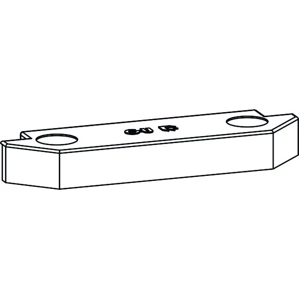 GU-966 PSK protikus, Eurofalc 24 x 8 mm, 13V, zinkové stříbro, s pozičními čepy Doprava Zdarma