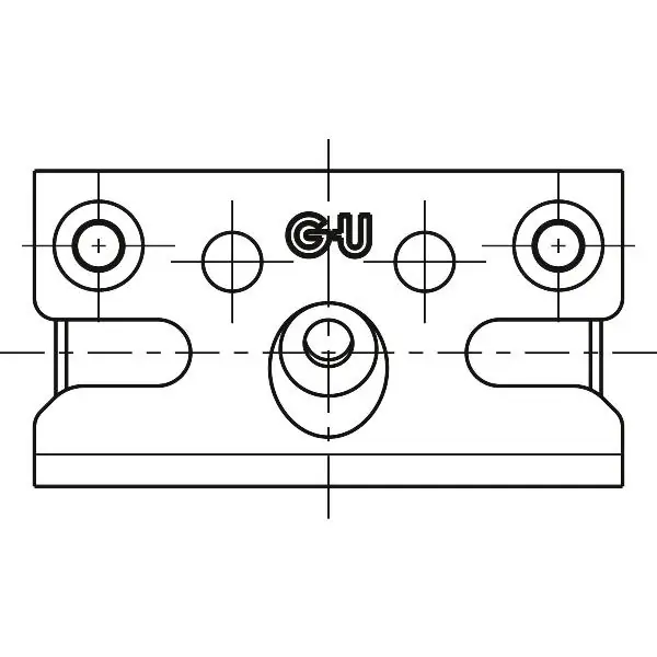 GU zamykací deska SE-bezpečnostní, Eurofalc 30 x 8 mm, 13V, ocel stříbrná Finální Výprodej
