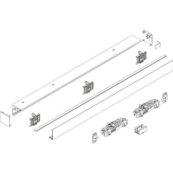 Kup Teď DORMA-GLAS Muto 80 Sada kování pro sklo montáž na strop D=2180 mm černý mat