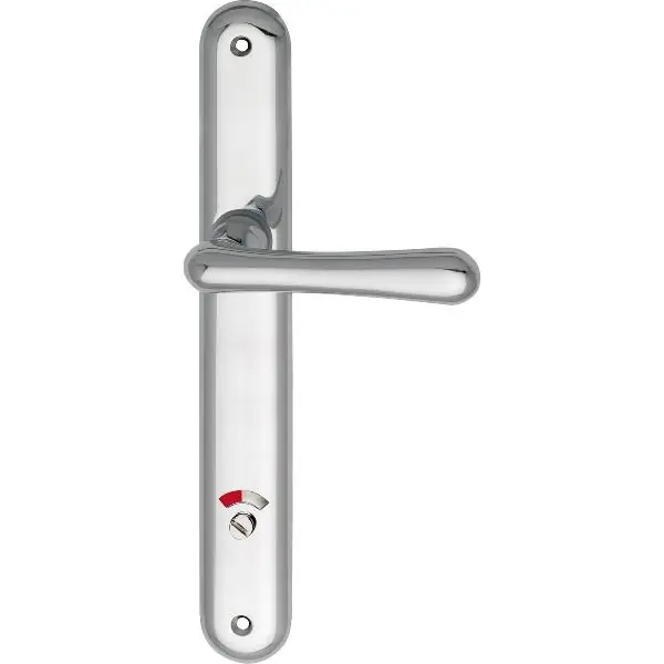 Top Prodej Dveřní kování ELEGANT WG 500, interiér. klika-klika, hliník lesklý,dl.štítek, WC