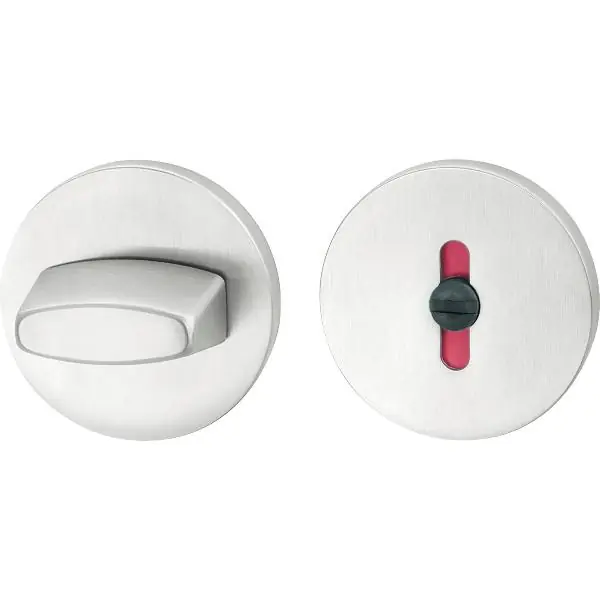 Super Cena WC rozety 17 1735 ø 55 mm, s úzkým otvorem, hliník