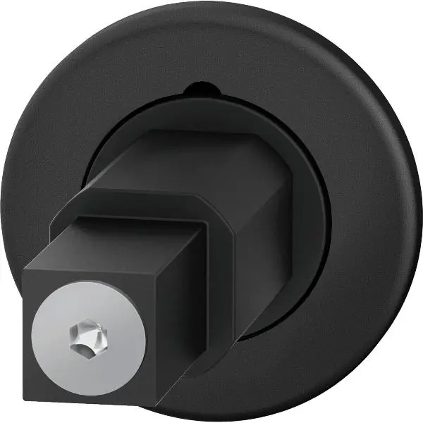 Ověřený FSB rozety nástrčné kliky 15 1720 mini, dveře tloušťka 49-58mm,hliník černý mat