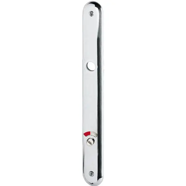 Tovární Cena Štítek WG 500 Elegant, WC 90 mm nouzový otvírač, leštěný hliník