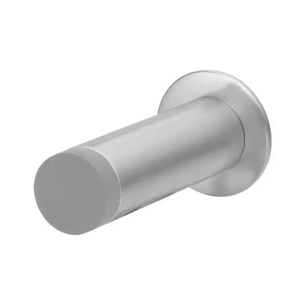Tovární Cena MARCHESI stěnový tlumič dveří - ø 20 mm, gumová krytka, D= 80 mm, stříbrný elox