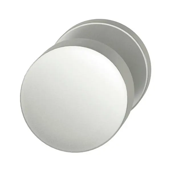 Dveřní koule 23 0829 na rozetě, ø 50 mm pevná 55 mm, stříbrný elox Oblíbený