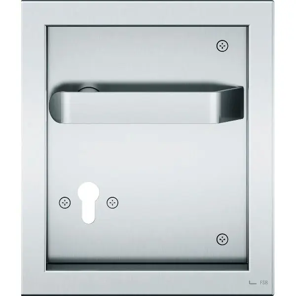 FSB dveřní zapuštěná klika 77 7948 - 200 x 230, pravá, PZ 72, EN179, nerez Tovární Cena