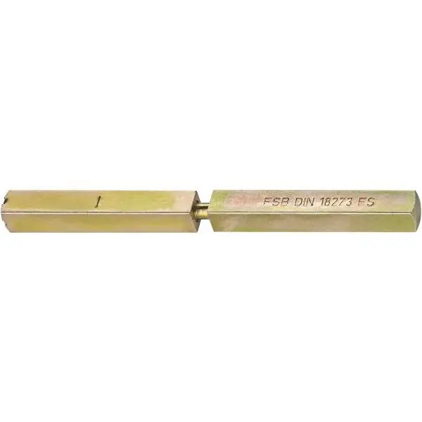 Ihned K Objednání FSB speciální čtyřhran 05 0125 dělený, LI 55,5 x LA 60,5mm, VK 9mm, žlutý pozink