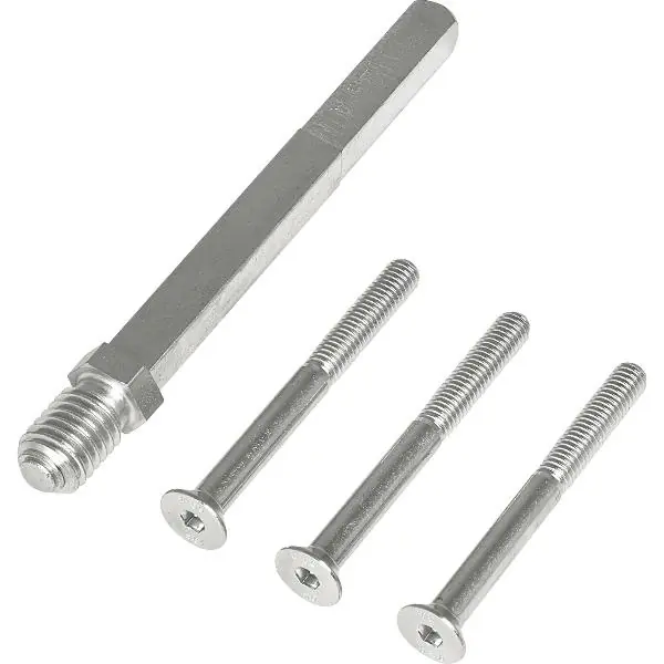 Aktuální Upevňovací set čtyřhran + šrouby pro bezp. kování kl-ko,tloušťka křídla 95-105mm