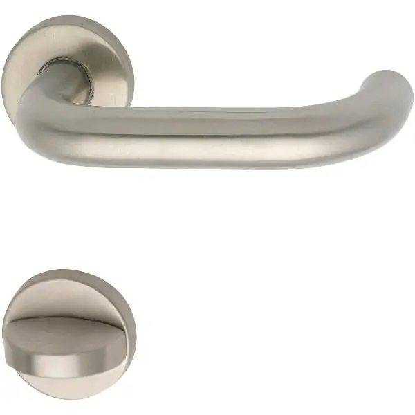Dveřní kování GEOS 1754/D6K,objekt. klika-klika, nerez, rozeta WC tl.43mm Aktuální