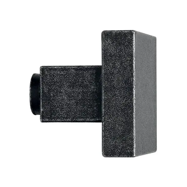 Dveřní koule hranatá, vhodná pro HALL, SÖLL 60x60mm, pozink černý pasivovaný Hit Sezóny