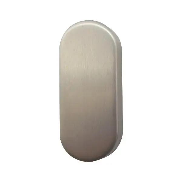 Krycí oválná rozeta, GEOS, 30 x 72 x 8 mm, nerez Horká Nabídka