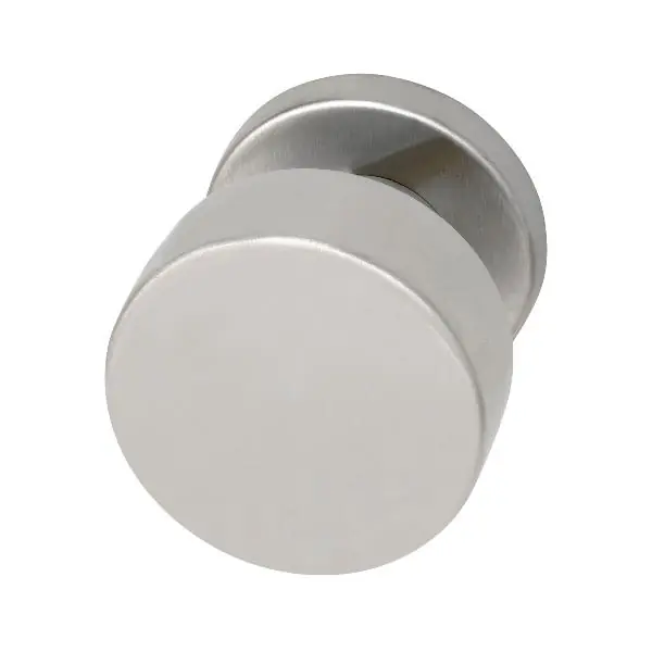 Nejlepší Cena Pevná dveřní koule plochá, ø 50 mm, 50 x 7 mm, nerez mat