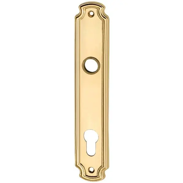 Nejlepší Cena Dlouhý štítek SCHÖNBRUNN, mosaz leštěná, PZ 88 mm