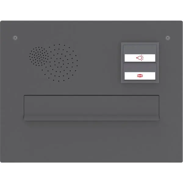 RENZ čelní panel čtvercový, 360 × 280 mm, ocel, antracitově šedá RAL7016 Vysoce Kvalitní