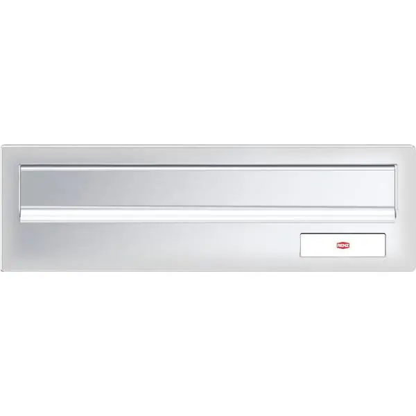 RENZ čelní kryt kombinovatelný, hranatý, 300 x 110 mm, stříbrný elox Horká Nabídka