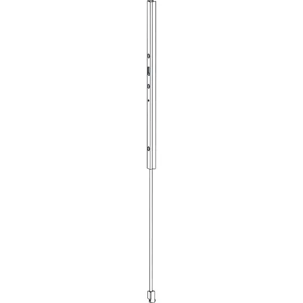 HAUTAU ATRIUM HS prodloužení převodovky, L=600 mm, stříbrně eloxovaný hliník Poslední Šance