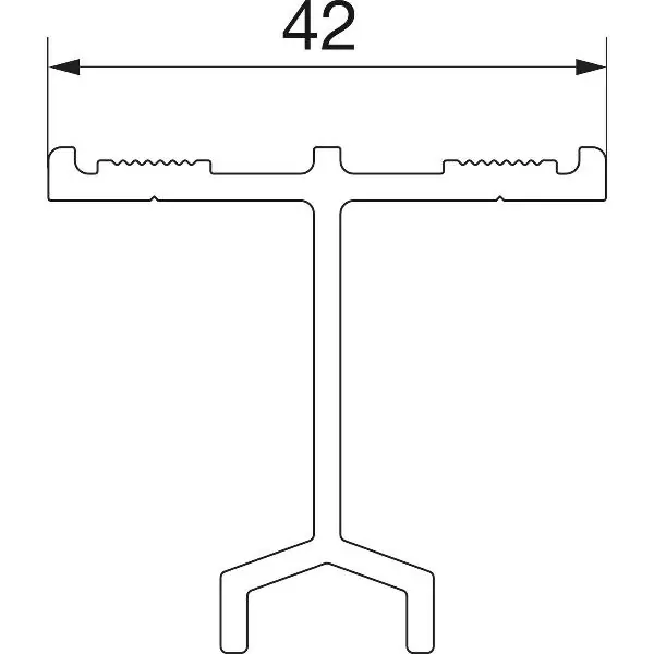 HAUTAU ATRIUM HS vodicí kolejnice č. 3, D=6500 mm, hliník stříbrný elox Poslední Šance