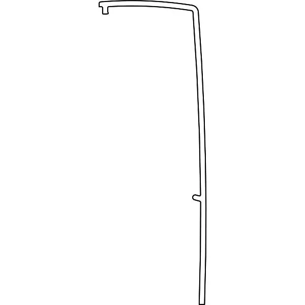 Finální Výprodej HAUTAU ATRIUM krycí profil šroubů, d=5220 mm, stříbrný