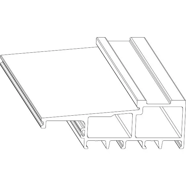 MACO Fiber-Therm základní prahová lišta, šířka 180, D=4000 mm, stříbrná (465557) Ověřený