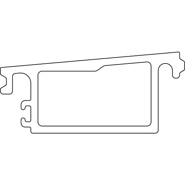 Dokud Zásoby Vydrží MACO Fiber-Therm rozšíření prahové lišty, Š-88 mm, D-6500mm, stříbrná (466674)